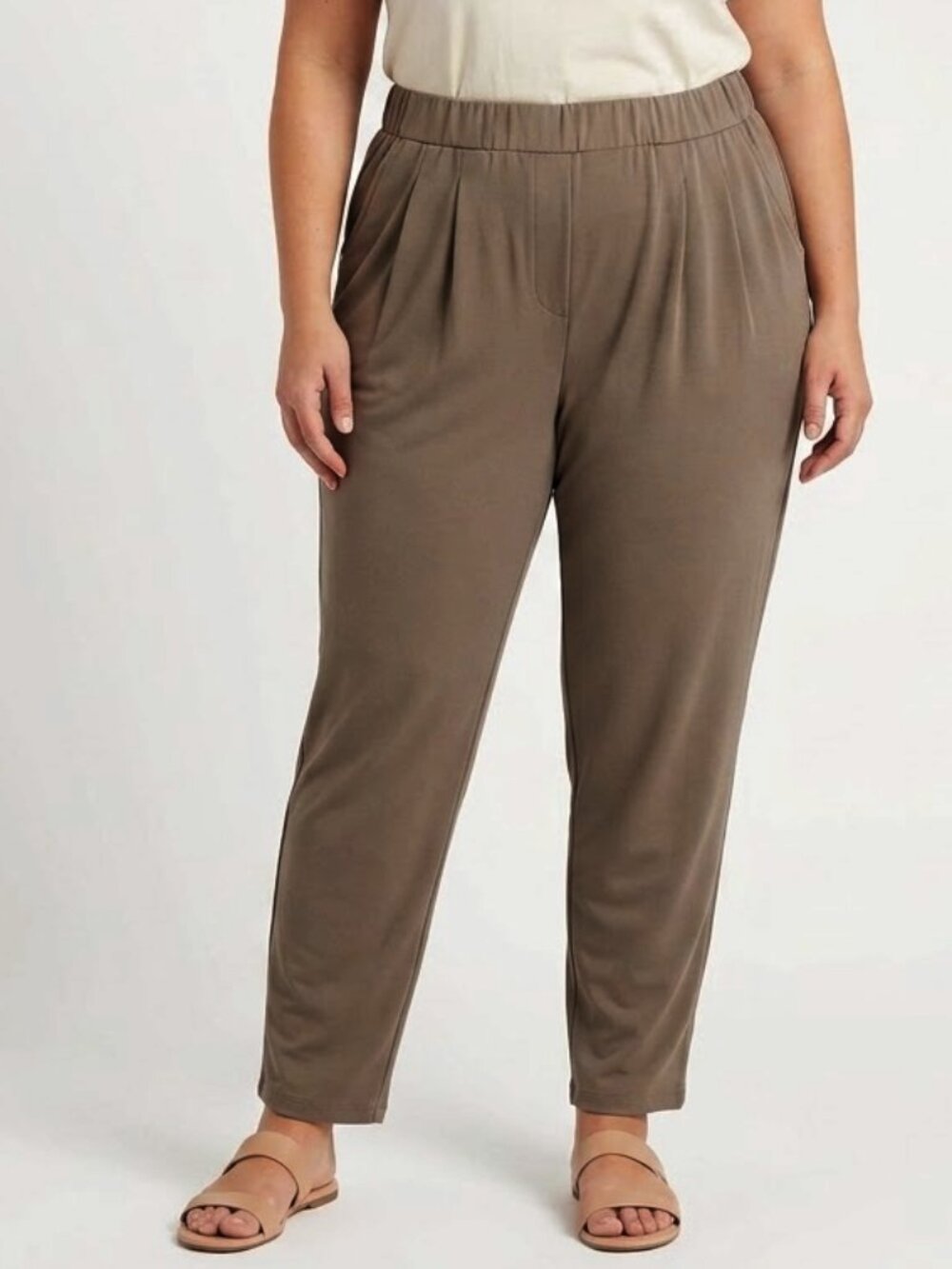 Rachel Zoe Olive Jersey Lounge/Jogger Pant NEW- Sz. 1X